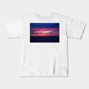 A Sailboat Sunset Kids T-Shirt